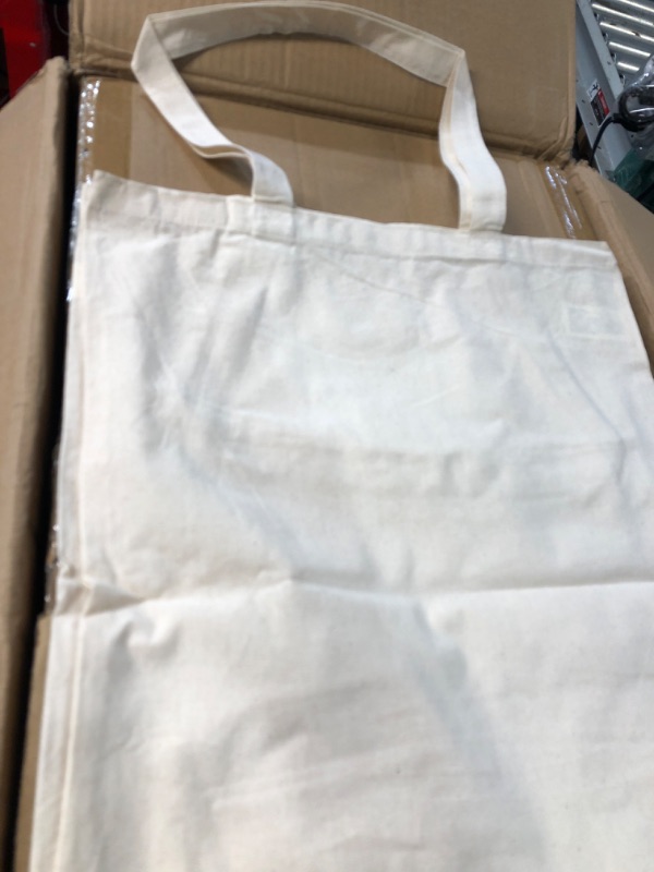 Photo 2 of TOPDesign 192-Pack Economical Cotton Tote Bag