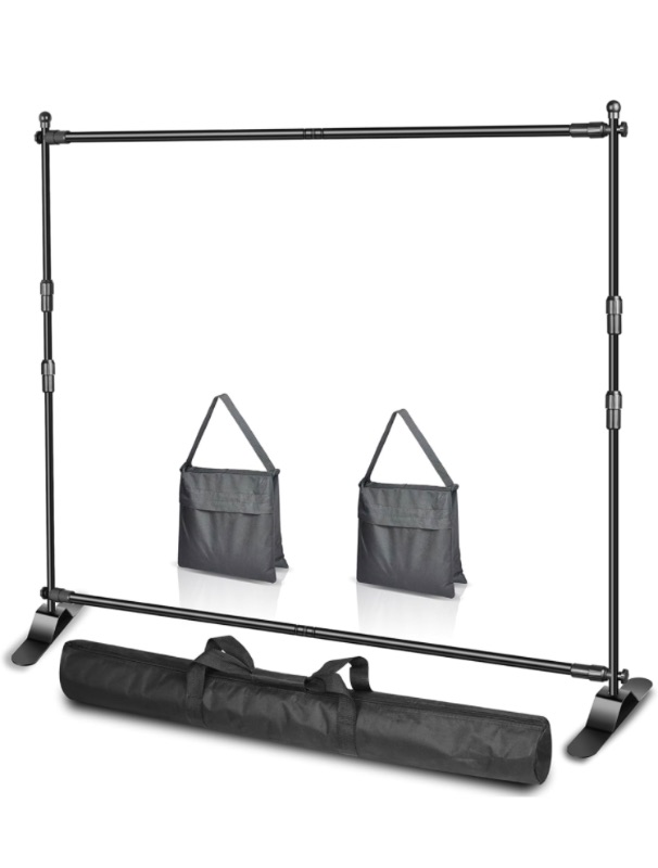 Photo 1 of *PHOTO REFERENCE*EMART 10 x 8ft (W X H) Photo Backdrop Banner Stand 