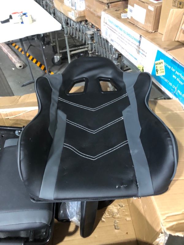 Photo 9 of **NONREFUNDABLE**FOR PARTS OR REPAIR**SEE NOTES**
***STOCK IMAGE FOR SAMPLE***
LUCKRACER Gaming Chair with Footrest Office Desk Chair Ergonomic Gaming Chair PU Leather High Back Adjustable Swivel Lumbar Support Racing Style E-Sports Gamer Chairs by GTRACI