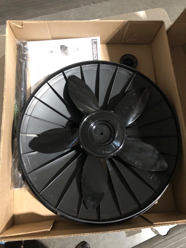 Photo 4 of **PARTS ONLY** **SEE CLERK NOTES** Lasko Elegance & Performance Pedestal Fan, 18 In Black