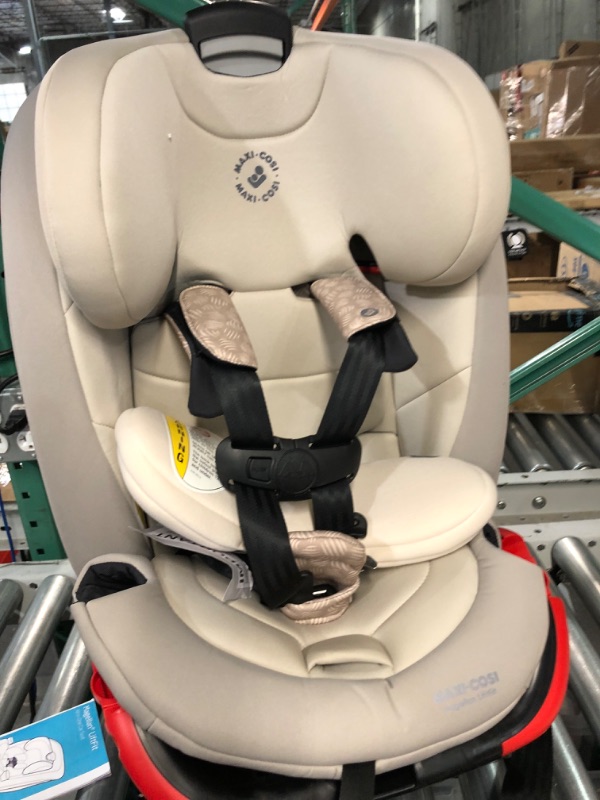 Photo 2 of Maxi-Cosi Magellan LiftFit All-in-One Convertible Car Seat, 5-in-1 Seating System for Children from Birth to 10 Years (5-100 lbs), Topia Tan