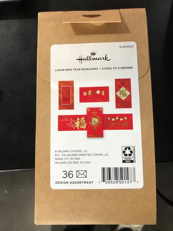 Photo 2 of Hallmark Chinese New Year Cards 2023, Money or Gift Card Holders (36 Year of the Rabbit Red Envelopes)