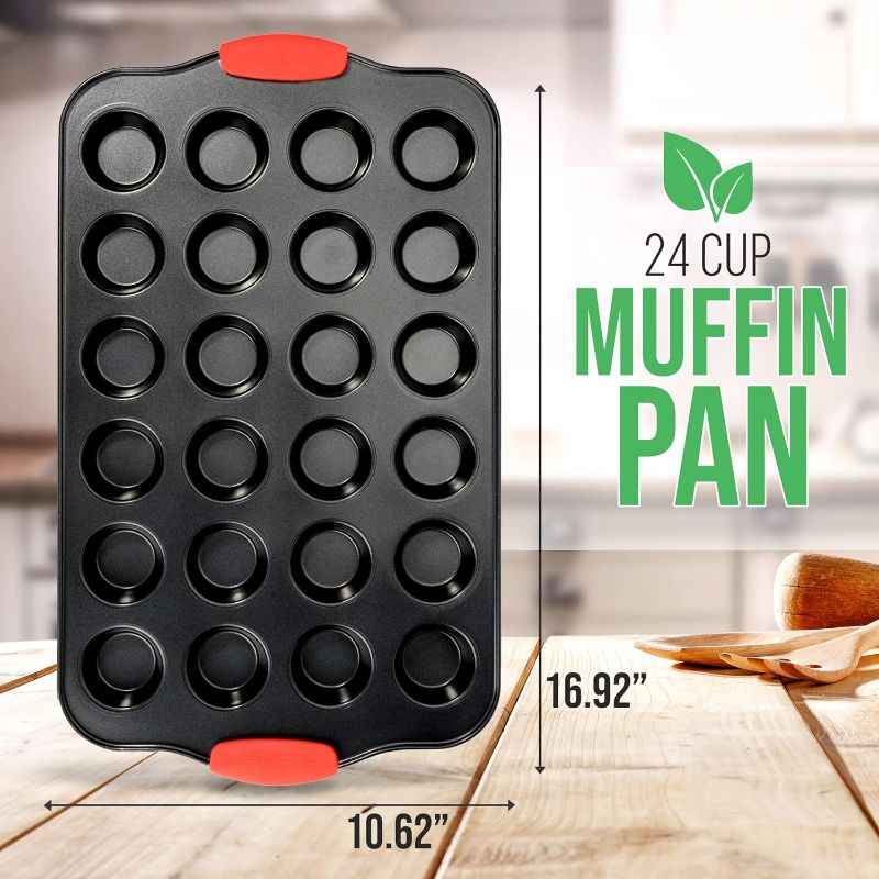 Photo 1 of **MINI CUPCAKE PAN**
MINI Jovial 24 Cup Muffin Non Stick Baking Pan 
