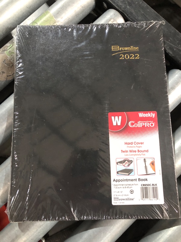 Photo 2 of Brownline CoilPro 14-Month Ruled Monthly Planner, 11 x 8.5, Black Cover, 14-Month (Dec to Jan): 2022 to 2024