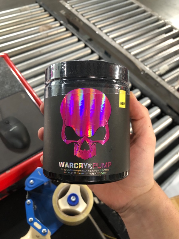 Photo 2 of WARCRY Pump - Non-Stim Pre Workout | Pump, Muscular Endurance, Nitric Oxide + Pre Workout Powder | with Citrulline, Peak ATP, Agamatine, Hydromax (Watermelon, 30 Servings)