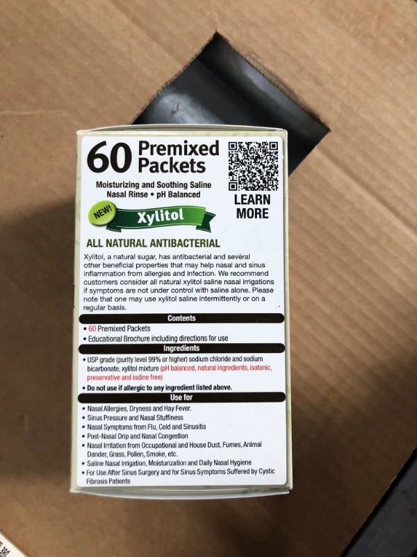 Photo 1 of NeilMed Sinus Rinse Premixed Refill Packets with Xylitol, 60ct.