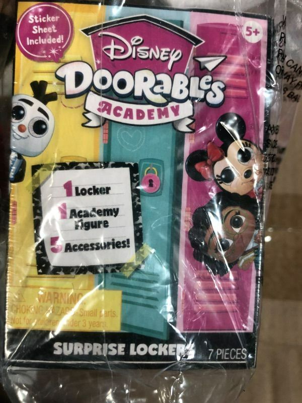 Photo 4 of Disney Doorables NEW Academy Surprise Locker 3 Pack, Collectible Figure Set, Styles May Vary, Officially Licensed Kids Toys for Ages 5 Up, Gifts and Presents by Just Play