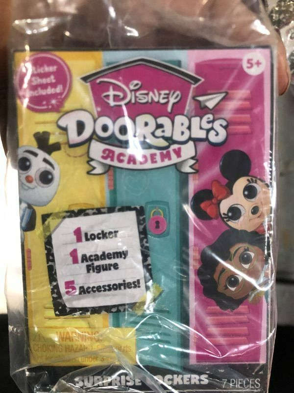 Photo 3 of Disney Doorables NEW Academy Surprise Locker 3 Pack, Collectible Figure Set, Styles May Vary, Officially Licensed Kids Toys for Ages 5 Up, Gifts and Presents by Just Play