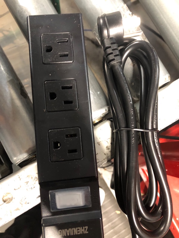 Photo 2 of Desk Clamp Power Strip USB C,40W Total Fast Charging