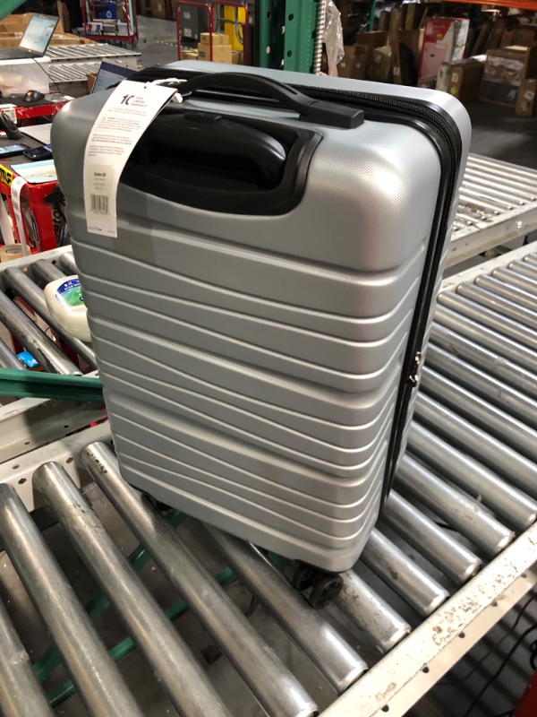 Photo 4 of Samsonite Evolve SE Hardside Expandable Luggage with Double Spinner Wheels, Artic Silver, Carry-on