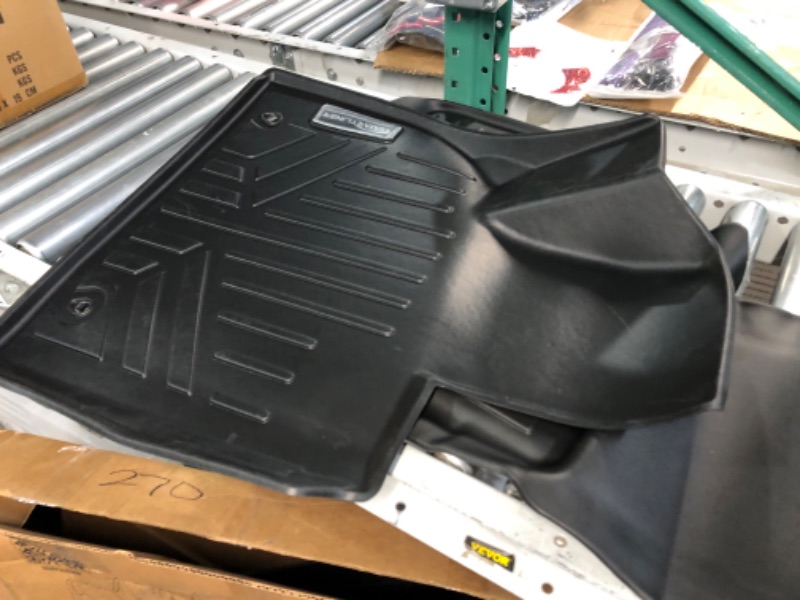 Photo 1 of SMARTLINER Custom Floor Mats 2 Row Liner Set Black Compatible with 2022-2023 Nissan Frontier (Crew Cab with 2nd Row Under-Seat Storage)