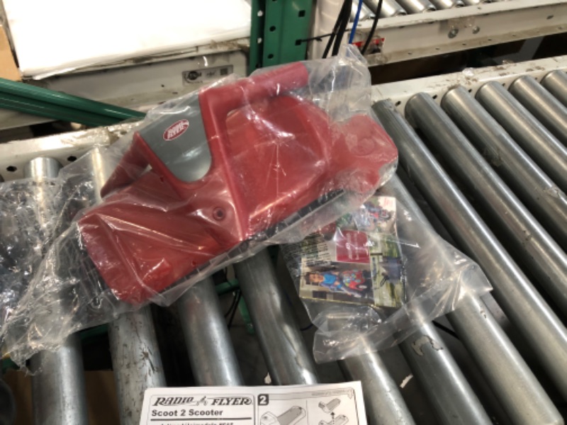 Photo 1 of Radio Flyer Scoot 2 Scooter, Toddler Scooter or Ride on, Ages 1-4,Red