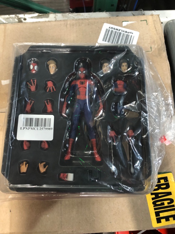 Photo 2 of Marvel Spider-Man: Across The Spider-Verse Spider-Man Toy, 6-Inch-Scale Action Figure with Web Accessory, Toys for Kids Ages 4 and Up