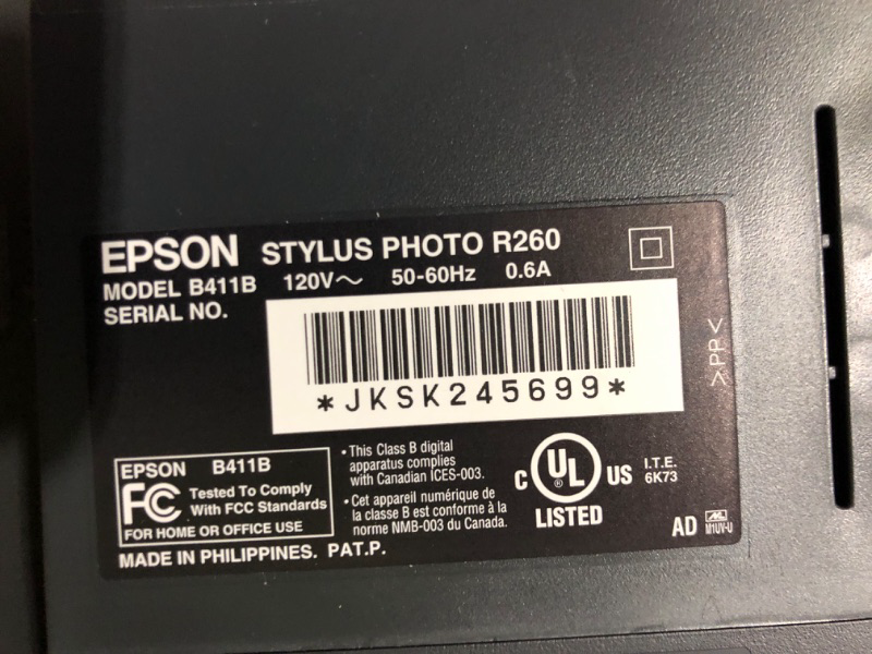 Photo 9 of Epson Ultra High Definition R260 Photo Inkjet Printer