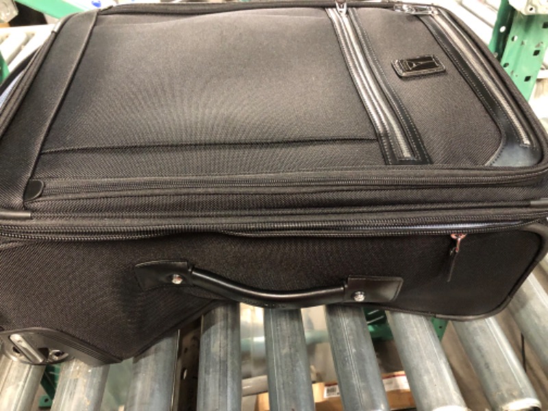 Photo 6 of ***MAJOR DAMAGE - WARPED AND BENT - SEE PICTURES***
Travelpro Platinum Elite Softside Expandable Luggage, 2 Wheel Upright Suitcase, USB Port, Carry-On 22-Inch 