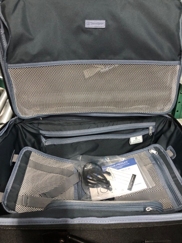 Photo 1 of ***MAJOR DAMAGE - WARPED AND BENT - SEE PICTURES***
Travelpro Platinum Elite Softside Expandable Luggage, 2 Wheel Upright Suitcase, USB Port, Carry-On 22-Inch 
