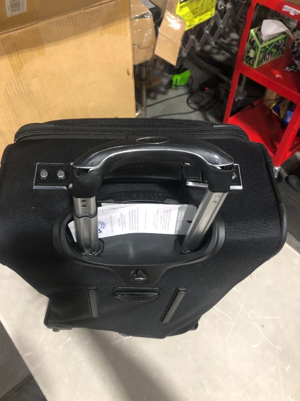 Photo 10 of ***MAJOR DAMAGE - WARPED AND BENT - SEE PICTURES***
Travelpro Platinum Elite Softside Expandable Luggage, 2 Wheel Upright Suitcase, USB Port, Carry-On 22-Inch 