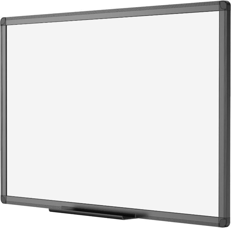 Photo 1 of *used*
VIZ-PRO Magnetic Dry Erase White Board, 48 X 36 Inches, Black Aluminium Frame