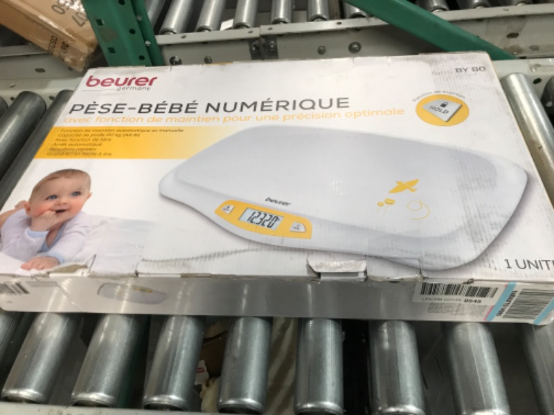 Photo 6 of *used*
Beurer BY80 Digital Baby Scale, Infant Scale for Weighing in Pounds, Ounces, or Kilograms up to 44 lbs