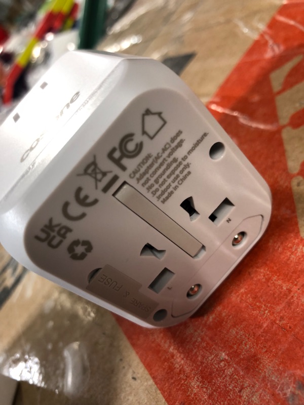 Photo 3 of Universal International Travel Power Adapter, All in One Wall Charger with High Speed 2.4A 3xUSB, 3.0A Type-C, European Adapter