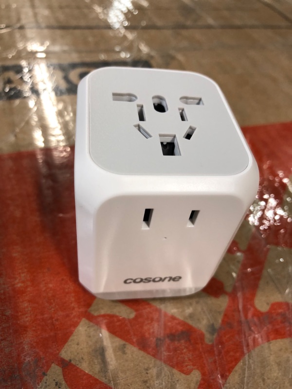 Photo 1 of Universal International Travel Power Adapter, All in One Wall Charger with High Speed 2.4A 3xUSB, 3.0A Type-C, European Adapter