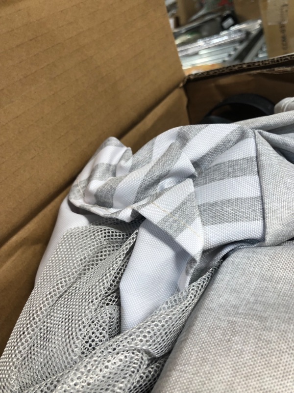 Photo 1 of babyGap by Delta Children Deluxe Explorer Wagon, Grey Stripes