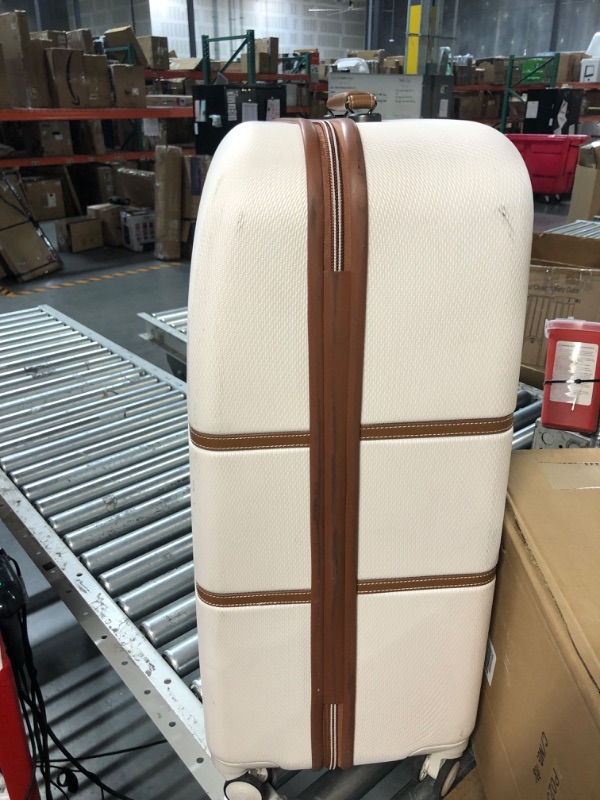 Photo 2 of *MINOR DAMAGE*
DELSEY Paris Chatelet Hardside Luggage with Spinner Wheels, Champagne White, 28 Inch