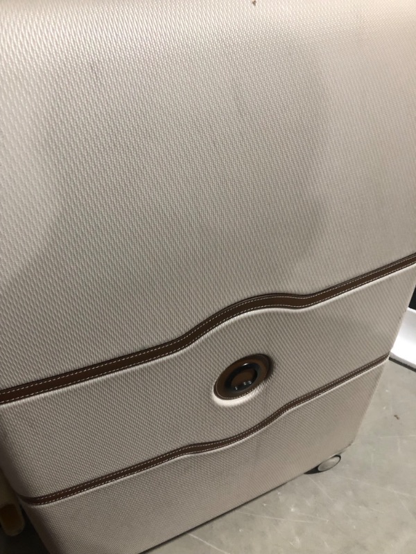 Photo 9 of *MINOR DAMAGE*
DELSEY Paris Chatelet Hardside Luggage with Spinner Wheels, Champagne White, 28 Inch