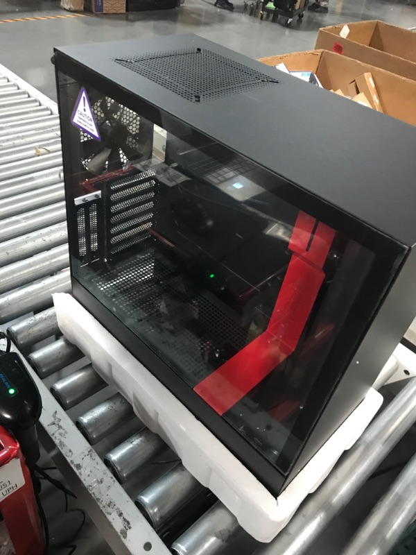 Photo 1 of NZXT H510i - CA-H510i-BR - Compact ATX Mid-Tower PC Gaming Case - Front I/O USB Type-C Port - Vertical GPU Mount 