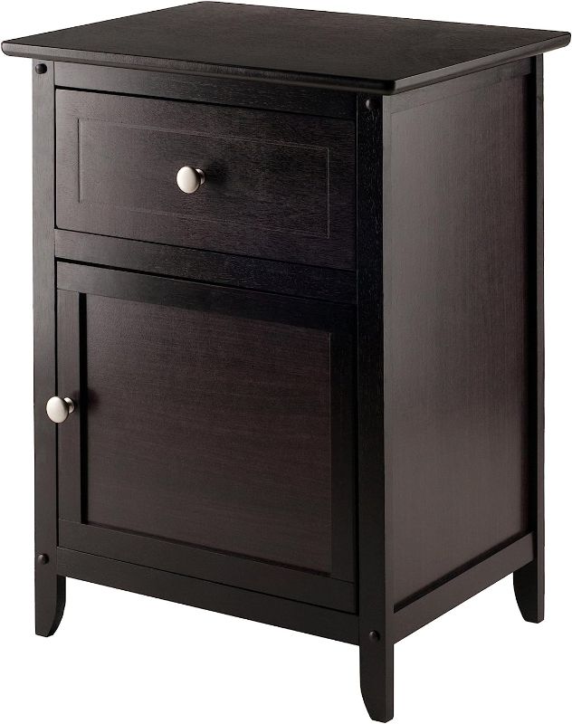 Photo 1 of **NON-REFUNDABLE-SEE COMMENTS**Winsome Eugene Accent Table, 18.9 inches, Espresso & Wood Claire Accent Table, Black Espresso Eugene Accent Table 