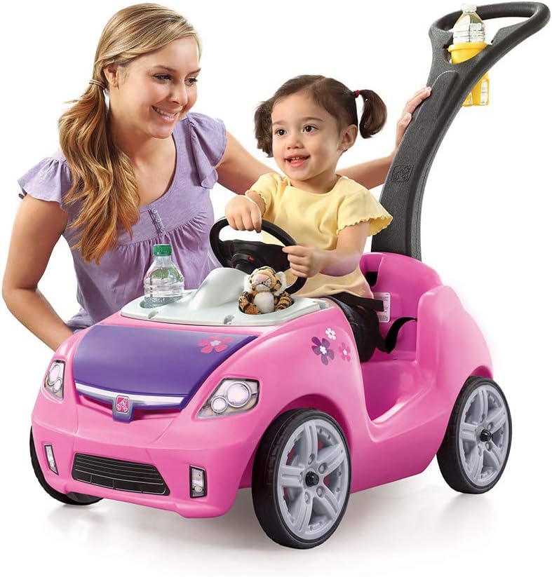 Photo 4 of *PINK*
Step2 Whisper Ride II Kids Push Ride-On Car Buggy w/ Pull Handle and Horn