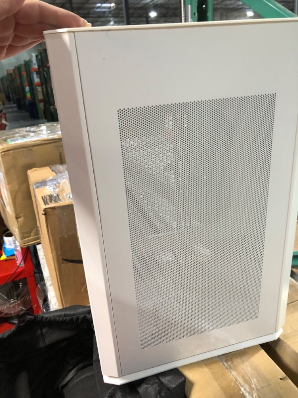 Photo 4 of RAIJINTEK OPHION Elite White, Mini ITX PC Case, Mesh Side Panel with Dust Filter, Triple-Slot GPU, with one 120mm Fan (0R20B00221)