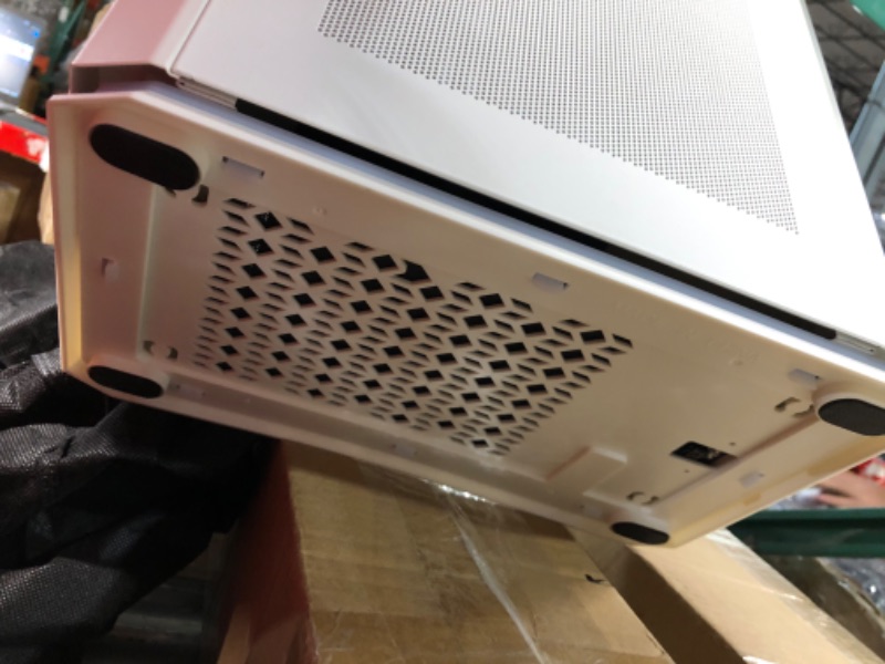 Photo 3 of RAIJINTEK OPHION Elite White, Mini ITX PC Case, Mesh Side Panel with Dust Filter, Triple-Slot GPU, with one 120mm Fan (0R20B00221)