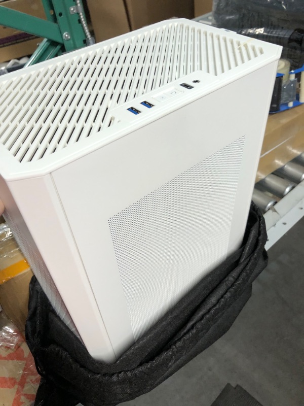 Photo 2 of RAIJINTEK OPHION Elite White, Mini ITX PC Case, Mesh Side Panel with Dust Filter, Triple-Slot GPU, with one 120mm Fan (0R20B00221)