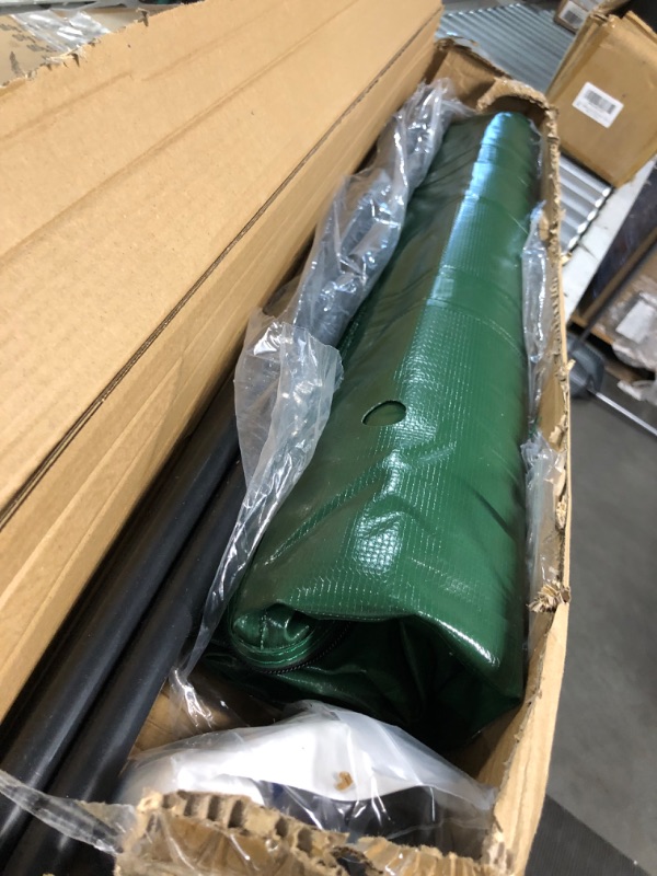 Photo 1 of Azaeahom 100 Gallon Filtrable Rain Barrel, Collapsible Portable Water Storage Tank, Garden Water Barrel with Drains and Taps