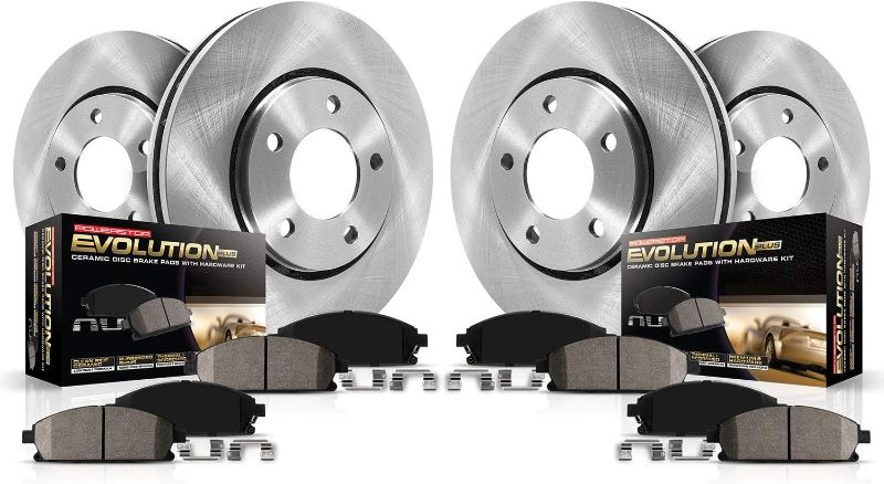 Photo 1 of Power Stop Front and Rear KOE4100 Stock Replacement Brake Pad and Rotor Kit Autospecialty [275mm 10.8" Front Rotors] Stock Replacement Kit