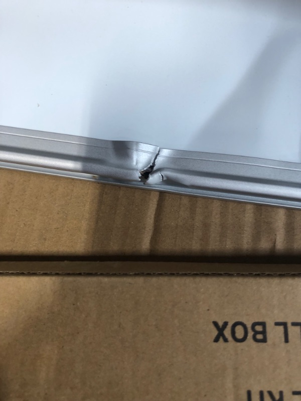 Photo 1 of XBoard Magnetic Dry Erase Board/Whiteboard, 36 X 24 Inches, **DAMAGE**