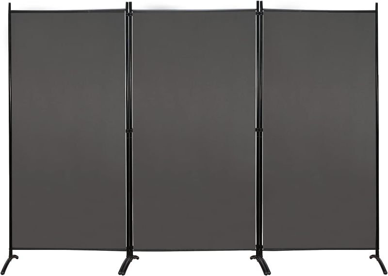 Photo 1 of **Stock photo for reference** Partition Room Dividers 3 Panel Folding Privacy Screen 6ft