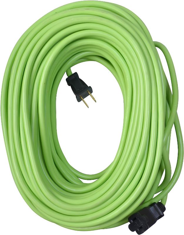 Photo 1 of **Stock photo for reference** Extra long extension cord, Yellow, Unknown length