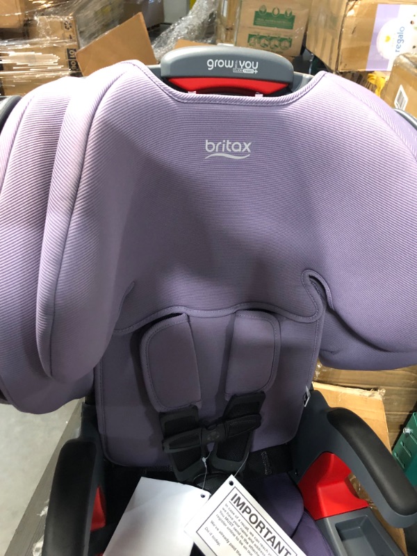 Photo 7 of Britax Grow with You ClickTight+ Harness-to-Booster, Purple Ombre 