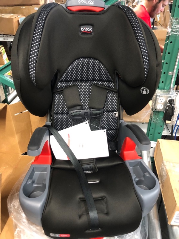 Photo 4 of Britax Grow with You ClickTight Harness-2-Booster Car Seat Gray