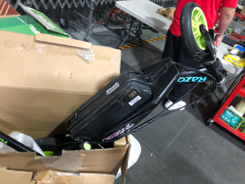 Photo 6 of ***UNTESTED - NO POWER CORD - HEAVILY USED AND DIRTY - SCRATCHED***
 Razor Power Core E90 Electric Scooter - Hub Motor, Up to 10 mph and 80 min Ride Time