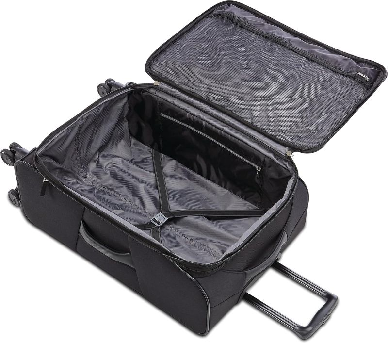 Photo 3 of (READ NOTES) AMERICAN TOURISTER 4 KIX 2.0 Softside Expandable Luggage, Black, 28 Spinner 28 SPINNER Black