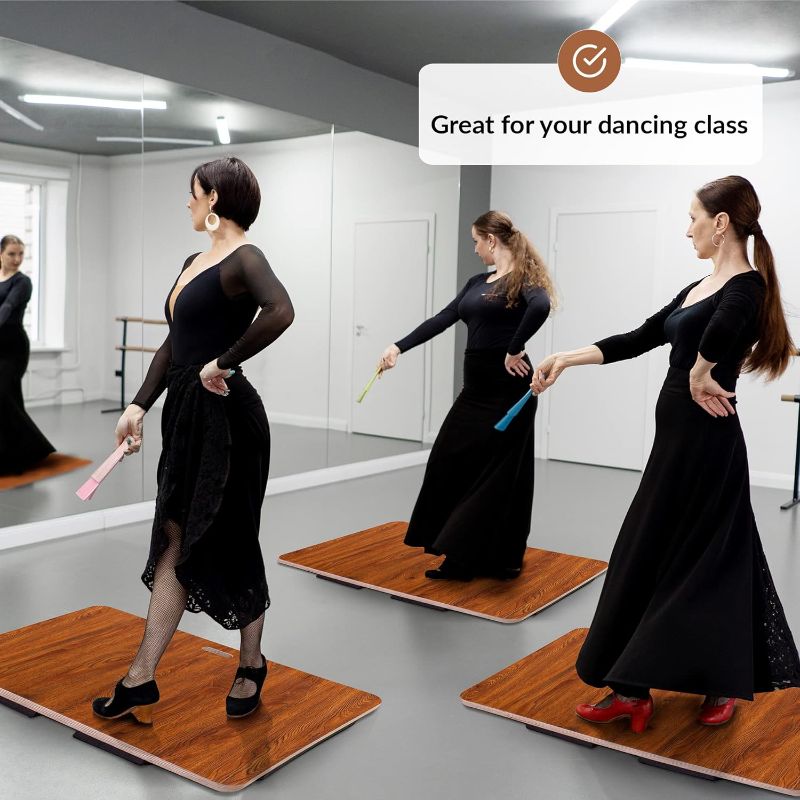 Photo 4 of (READ NOTES) Tap Board For Tap Dancing | Portable Dance Floor For Any Surface | Cushioned Tap Dance Floor | Tap Dance Floor Mat | Dance Practice Floor Home & Studio | Practice Dance Floor For Percussive Dancers