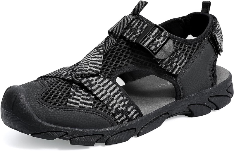 Photo 1 of EZEREELL Closed Toe Men’s Outdoor Sandals, Waterproof Hiking Sandals