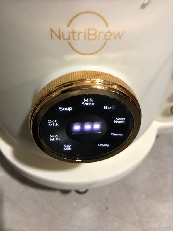 Photo 4 of ***POWERS ON - UNABLE TO TEST FURTHER***
NutriBrew 6-In-1 Nut Milk Maker, Large 1.5 L Capacity