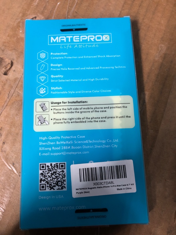 Photo 3 of MATEPROX Magnetic Designed for iPhone 14 Pro Max Case 