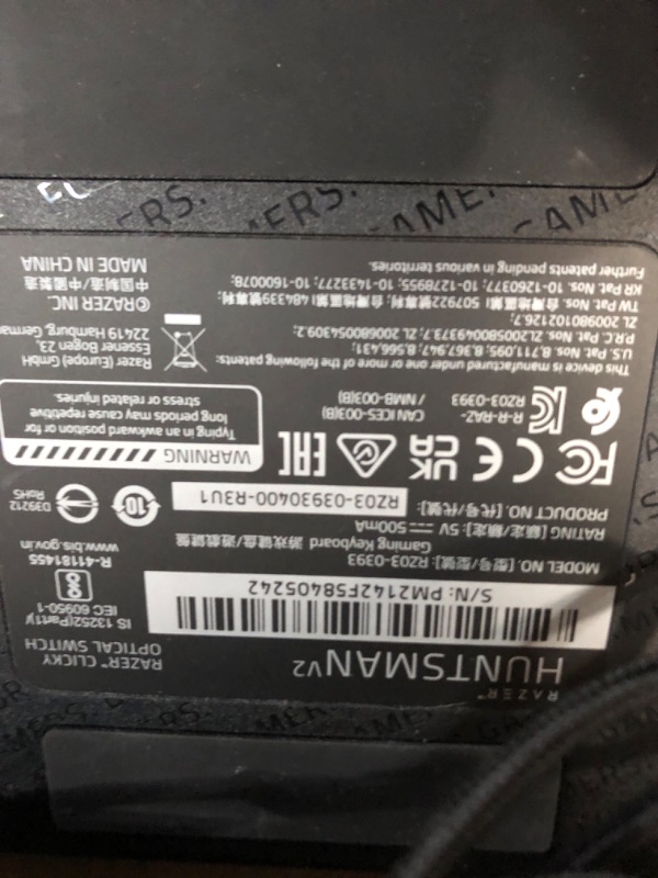 Photo 1 of Razer Huntsman V2 Optical Gaming Keyboard: Fastest Linear Optical Switches 