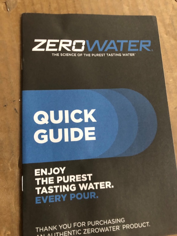 Photo 5 of [FOR PARTS READ NOTES]
ZeroWater 52-Cup Ready-Read 5-Stage Water Filter Dispenser with Instant Read Out [NON REFUNDABLE]