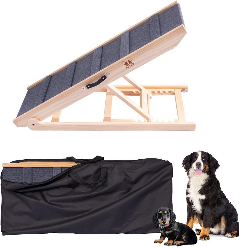 Photo 1 of [STOCK PHOTO]
Dog Ramp,Portable Dog Pet Ramp for Car Bed Couch SUV, Dog Stairs 